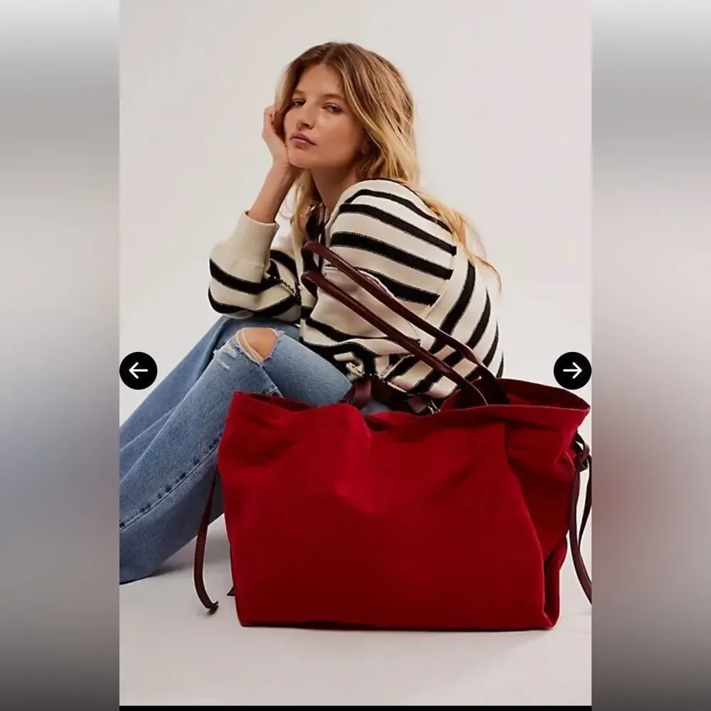 FREE PEOPLE  Daybreaker Tote - French Workwear